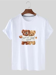 T-shirt print bear