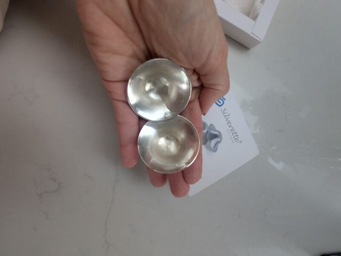 Silverette Silver Nursing Cups