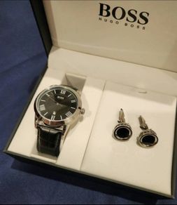 Hugo Boss Watch & Cufflinks Set