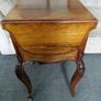 antique French cherrywood sewing table Image 10