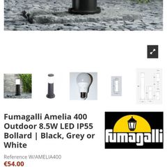 Fumagalli outdoor lights NEW