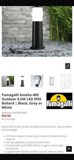 Fumagalli outdoor lights NEW
