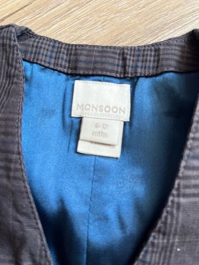 Monsoon baby waistcoat 6-12m