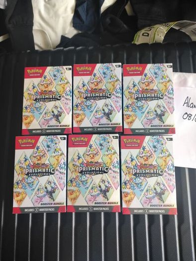 Prismatic Evolutions booster bundle X 6