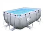 Family Pool 3x2x1m Steel Frame Pool Garden Swimming Pool Swimming Pool Paddling Pool