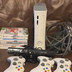 Xbox 360 Console Bundle, 3 Controllers, Kinect & 7 Games Tested