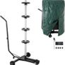 Tyre Storage Rack for 4 Wheels with Cover, Pressure Gauge & Tread Depth Gauge Image 3
