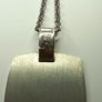 sterling silver identity necklace Image 3