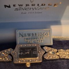 Newbridge Silver Butterfly Watch - This is a gift that was never worn so it should be passed on to somebody who will wear it and enjoy it, as it a stunning little watch with beautifull butterfly diamond detailing on the straying. It has just had a new bat