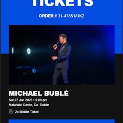 Michael Buble Tickets
