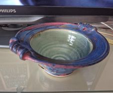 Ceramic Michael Kennedy handcrafted  studio pottery bowl.
