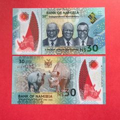 Namibia  30  Dollars  2020  Pick. 18. POLYMER / PLASTIC.  Commemorative Issue ( Unc )