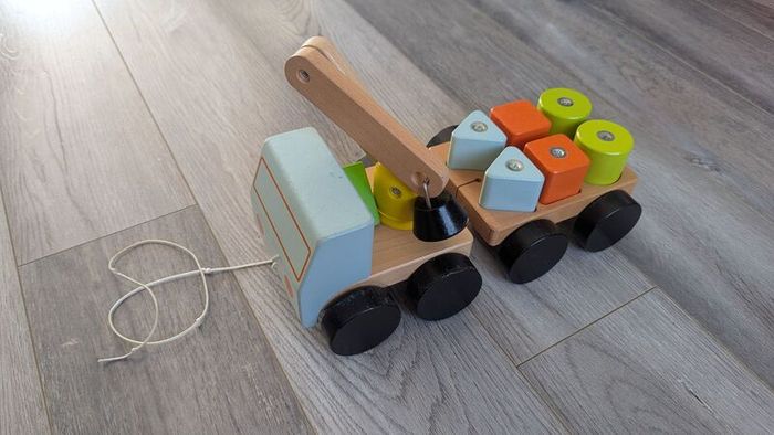 ikea toy train and vehicles