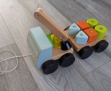 ikea toy train and vehicles