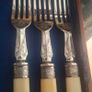 Victorian Silver-Plate 12-Pc Dinner Cutlery Set Image 4