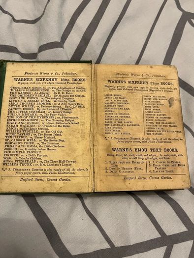 antique Robinson Crusoe by Defoe Illustrated book