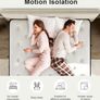 22CM Gel Memory Foam Pocket Sprung Mattresses with Breathable Soft Fabric for Cool Sleep, Mattresses Double for Pressure Relief, Medium Firm Mattress in a Box 135x190x22cm Image 4
