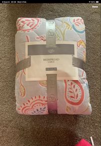 Bnwt grey patterned double