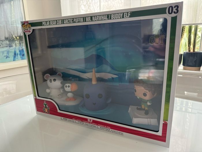 funko pop deluxe moment elf polar bear attic mpuffin