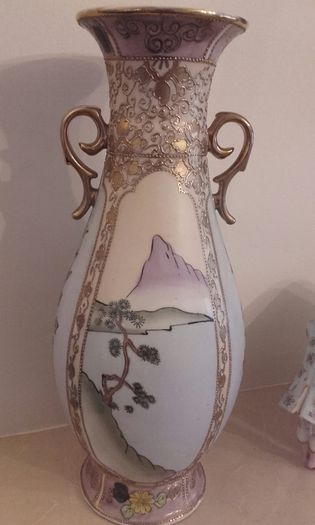 Nippon Hand Painted Vase