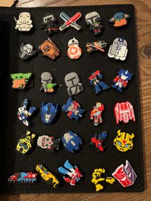 Croc charms Star Wars, Transformers