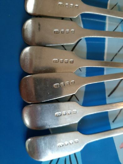6 Fiddleback Forks