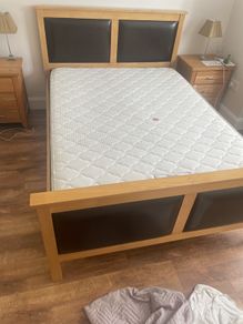 double bed incl mattress
