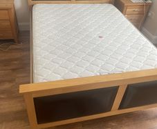 double bed incl mattress