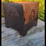 Precision laser cut Man City garden firepit Image 8