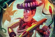 Lorcana champion woody playmat