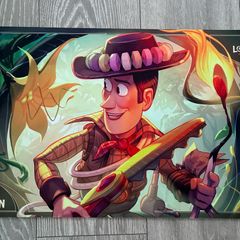 Lorcana champion woody playmat