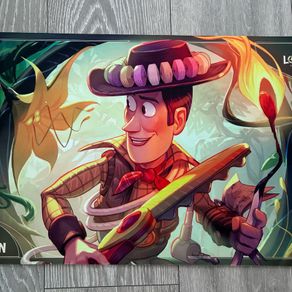 Lorcana champion woody playmat