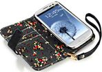 Samsung I9300 Galaxy S3 Pu Leather Wallet Cases In Various Colors