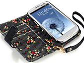 Samsung I9300 Galaxy S3 Pu Leather Wallet Cases In Various Colors