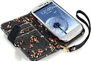 Samsung I9300 Galaxy S3 Pu Leather Wallet Cases In Various Colors