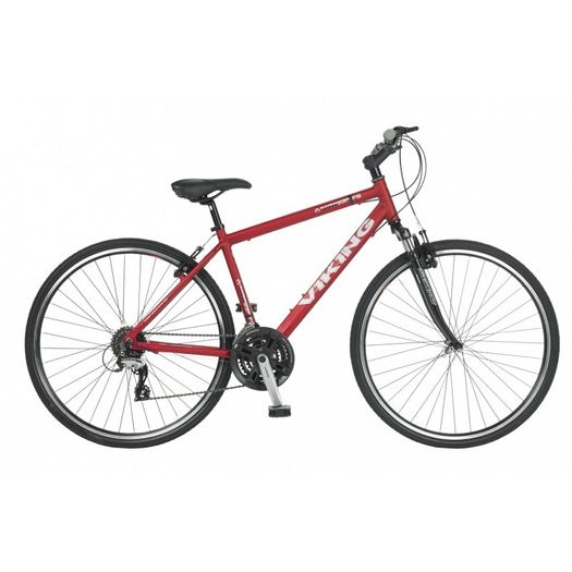 18" Viking Bayswater FS 24 Speed Alloy Gents, Red