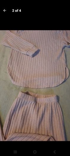 girls soft knit 2 piece set
