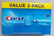 Pro-Health, Fluoride Toothpaste, Clean Mint, 3 Pack, 4.3 oz (121 g) Each