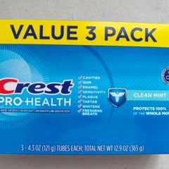 Pro-Health, Fluoride Toothpaste, Clean Mint, 3 Pack, 4.3 oz (121 g) Each