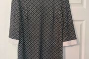 PRIMARK Black and white collared dress