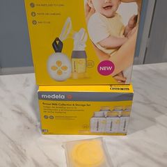 Unopened Medela Solo & extra bottles