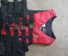 Lifejackets x 4 and Oars x 2