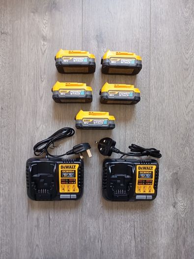 DeWalt Powerstack Batteries and Chargers