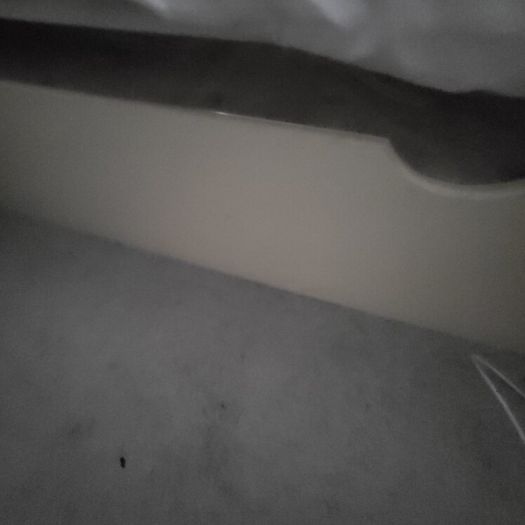 SIngle wood framed bed and mattress