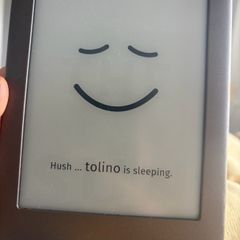 Tolino e-reader loaded with over 50 free books