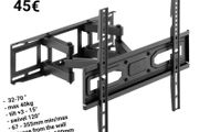 Tv Wall Mount Bracket Tilt Swivel 32"-70"