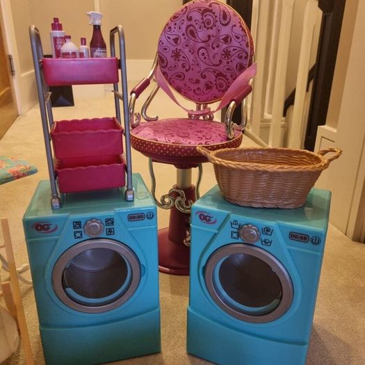 Our Generation laundry and salon set