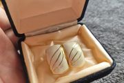 Vintage white earrings