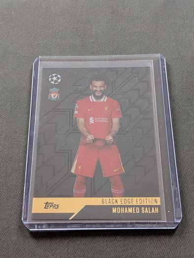 Topps Match Attax 24/25 Mohamed Salah Liverpool Black Edge Edition BE 9
