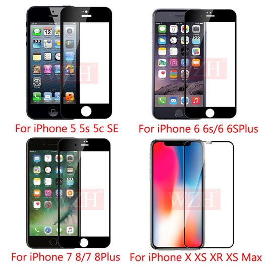 Full Cover Tempered Glass For iPhone XS Max Screen Protector Glass